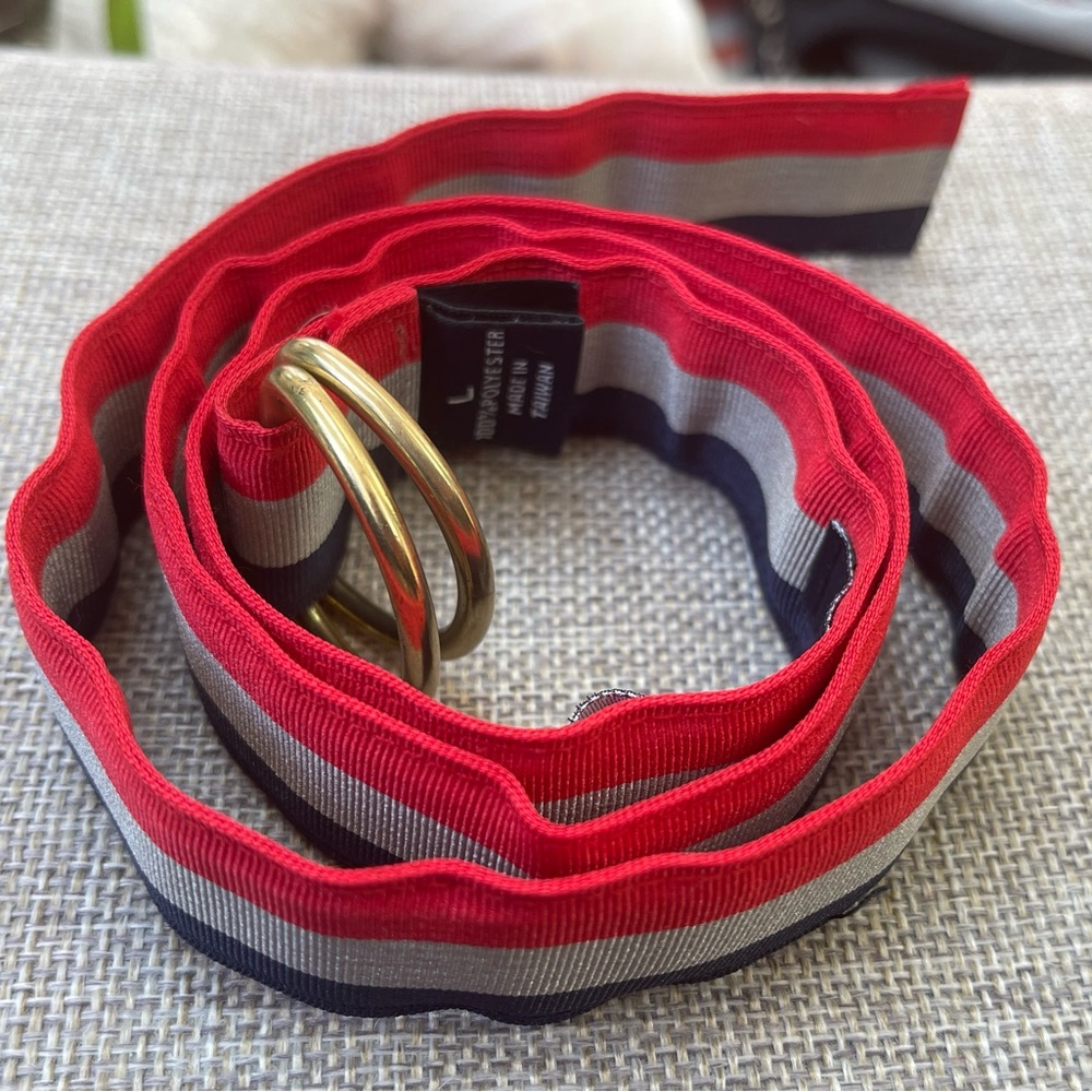 Brooks Brothers kids striped belt, excellent condition